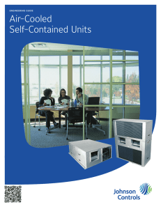 DSH/DSV Air-Cooled Self-Contained Indoor Air