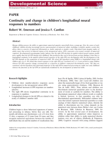 Continuity and change in childrens longitudinal neural