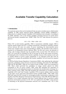 Available Transfer Capability Calculation