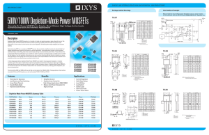 500V/1000V Depletion-Mode Power MOSFETs