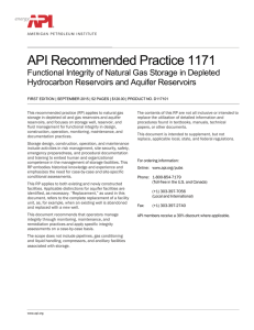API Recommended Practice 1171