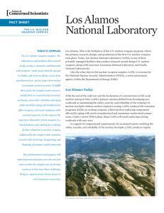 Los Alamos National Laboratory - Union of Concerned Scientists