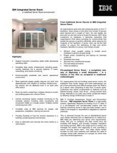 IBM Integrated Server Room