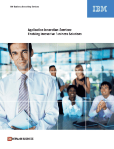 Application Innovation Services