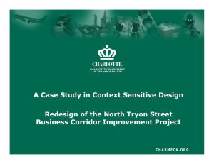 North Tryon Streetscape Redesign