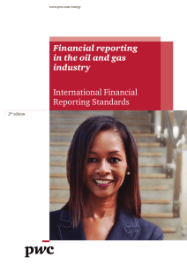 Financial reporting in the oil and gas industry