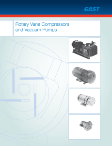 Rotary Vane Compressors and Vacuum Pumps