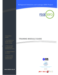 training module guide - Institute of Refrigeration