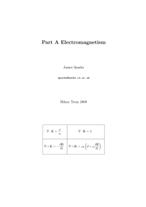 Part A Electromagnetism