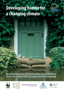 NextGeneration Sustainability Benchmark UK Housebuilders