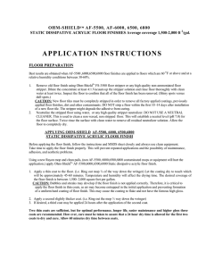 APPLICATION INSTRUCTIONS