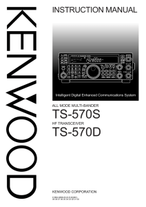 Kenwood TS-570 Instruction Manual