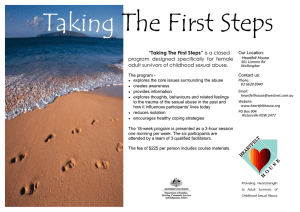 Taking The First Steps - heartfelthouse.org.au