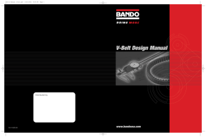 V-Belt Design Manual