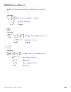 Simplify each expression. Assume that no denominator equals zero