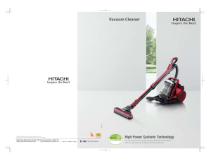 Vacuum Cleaner - Hitachi Sales Malaysia