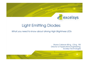 Light Emitting Diodes - Excelsys Technologies