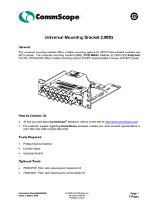 Universal Mounting Bracket (UMB)