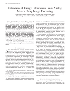 Extraction of Energy Information From Analog Meters Using Image