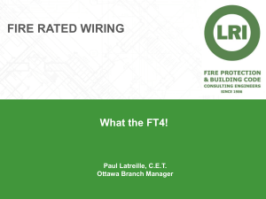 fire rated wiring - Canadian Fire Alarm Association