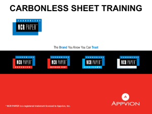 Carbonless Sheet Training