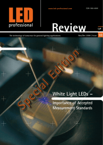 White Light LEDs - Instrument Systems