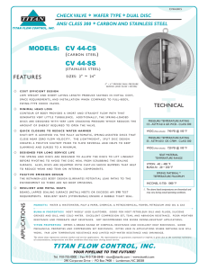 TITAN FCI MODEL: CV 44 CS/SS