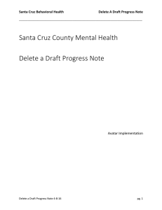 How to Delete a Draft Progress Note Script
