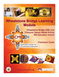 Wheatstone Bridge Learning Module