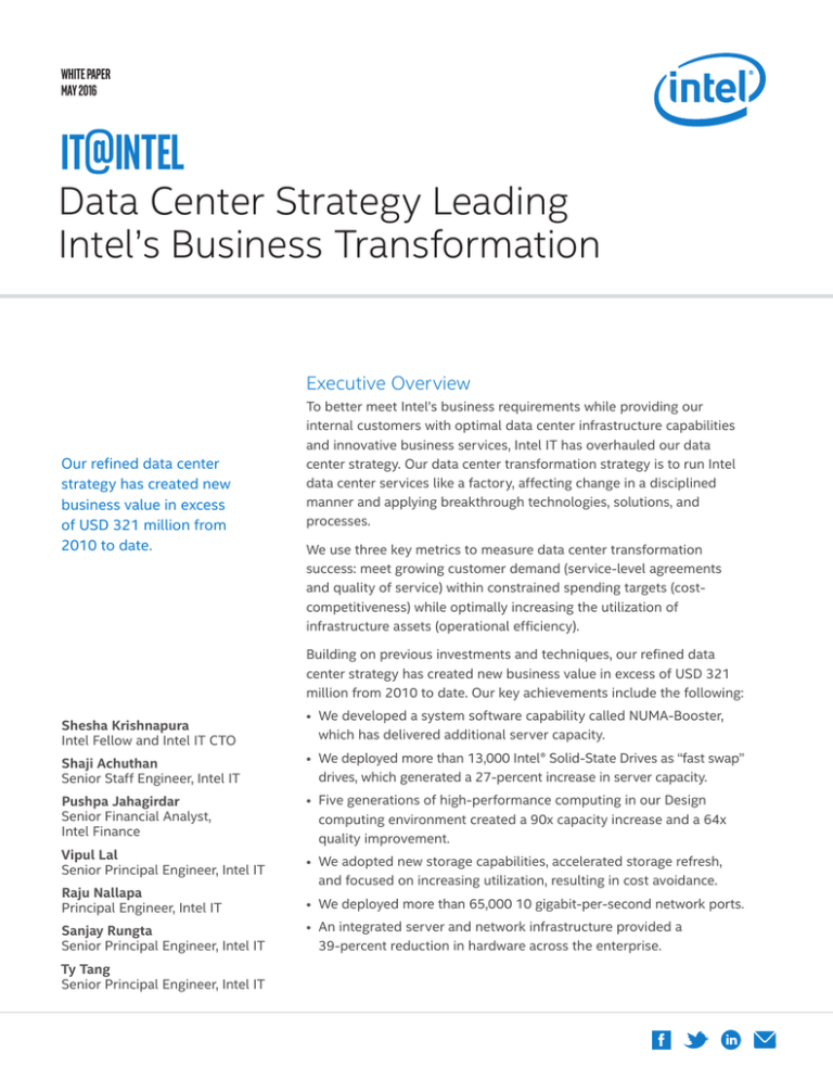 intel business strategy case study pdf
