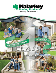 shingles - Malarkey Roofing Products