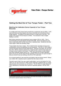Getting the Best Out of Your Torque Tester