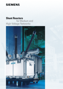 Shunt Reactors for Medium and High