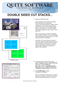 double sided cut stacks