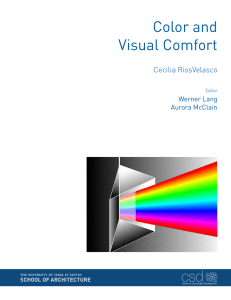 Color and Visual Comfort - University of Texas at Austin School of