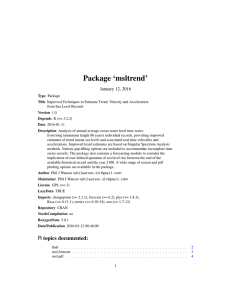 Package `msltrend`