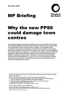 Why the new PPS6 could damage town centres