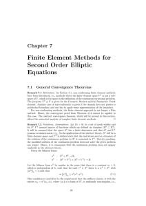 Finite Element Methods for Second Order Elliptic Equations