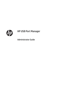 HP USB Port Manager