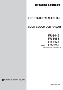 operator`s manual