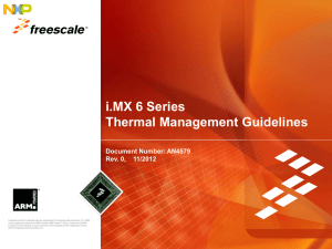 i.MX 6 Series Thermal Management Guidelines