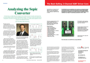 Analyzing the Sepic Converter