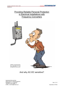 Why AC-DC sensitive RCCB