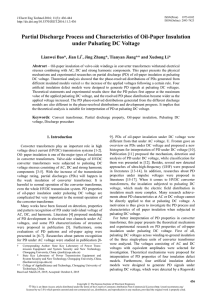 Partial Discharge Process and Characteristics of Oil