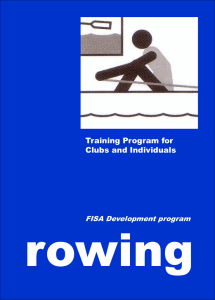 Training Program for Clubs and Individuals