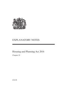 Housing and Planning Act 2016