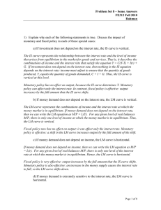 Problem Set 8 – Some Answers FE312 Fall 2010 Rahman 1