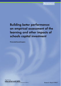 Building better performance: an empirical assessment of the