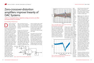 Zero-crossover-distortion amplifiers improve