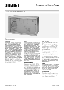 Overcurrent and Distance Relays